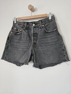 Levi's 501 Cutoff Shorts Black Size 24